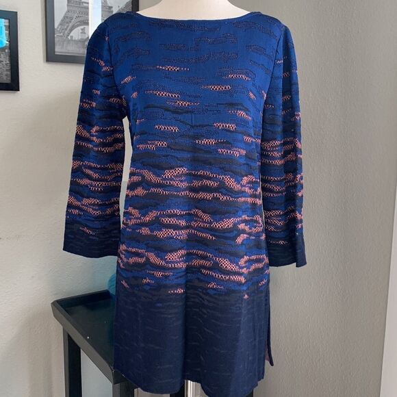 St. John tunic sweater 3/4 sleeves boat neck sz Petite small - Picture 1 of 14